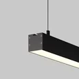 Линейный светильник подвесной 3000K 35x35 36 Вт (Черный, 1,5 м), LL312013