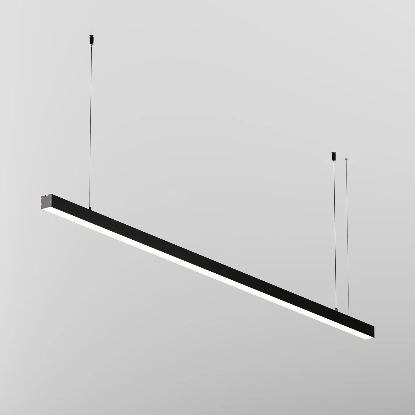 Линейный светильник подвесной 4000K 35x35 36 Вт (Черный, 1,5 м), LL312014