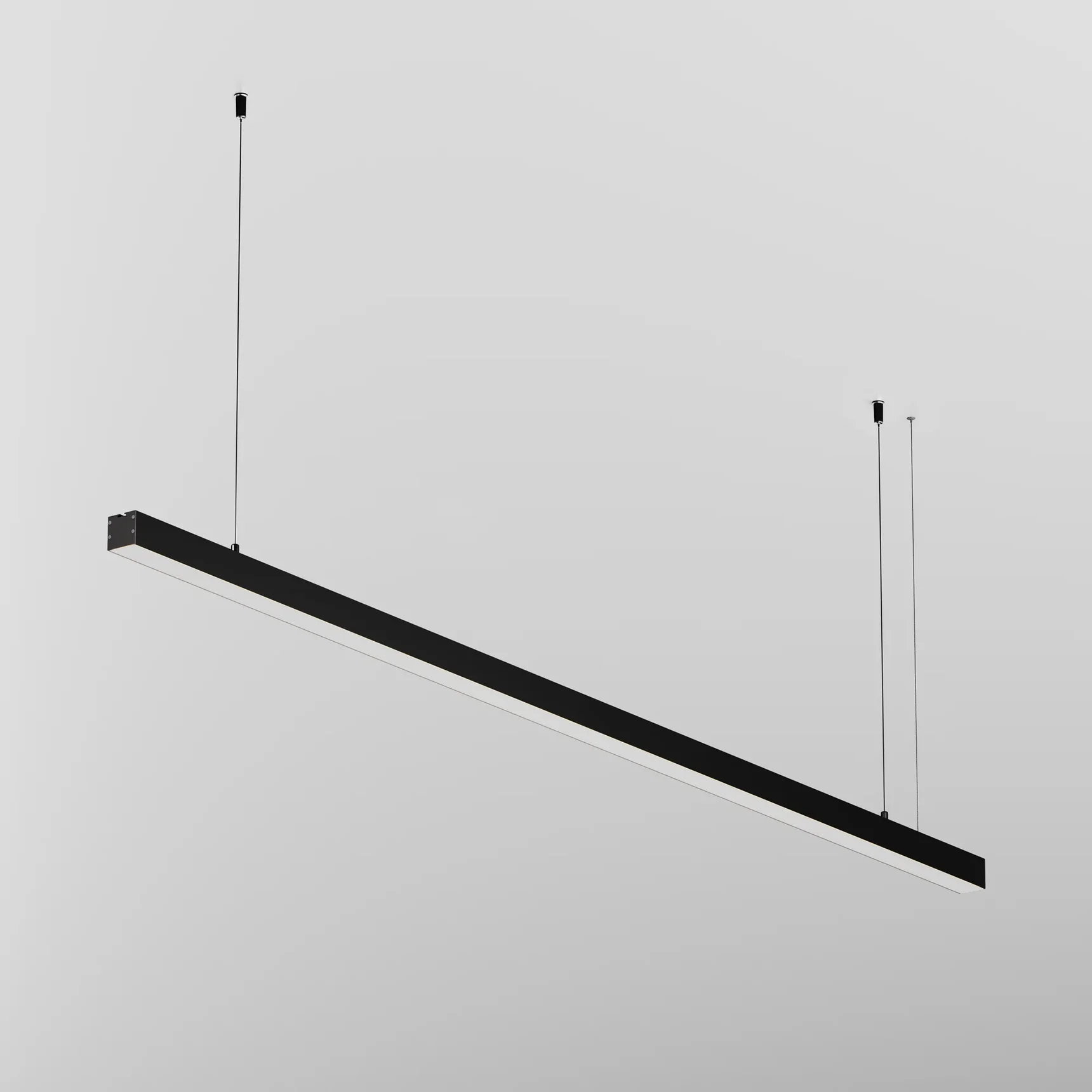 Линейный светильник подвесной 4000K 35x35 36 Вт (Черный, 1,5 м), LL312014