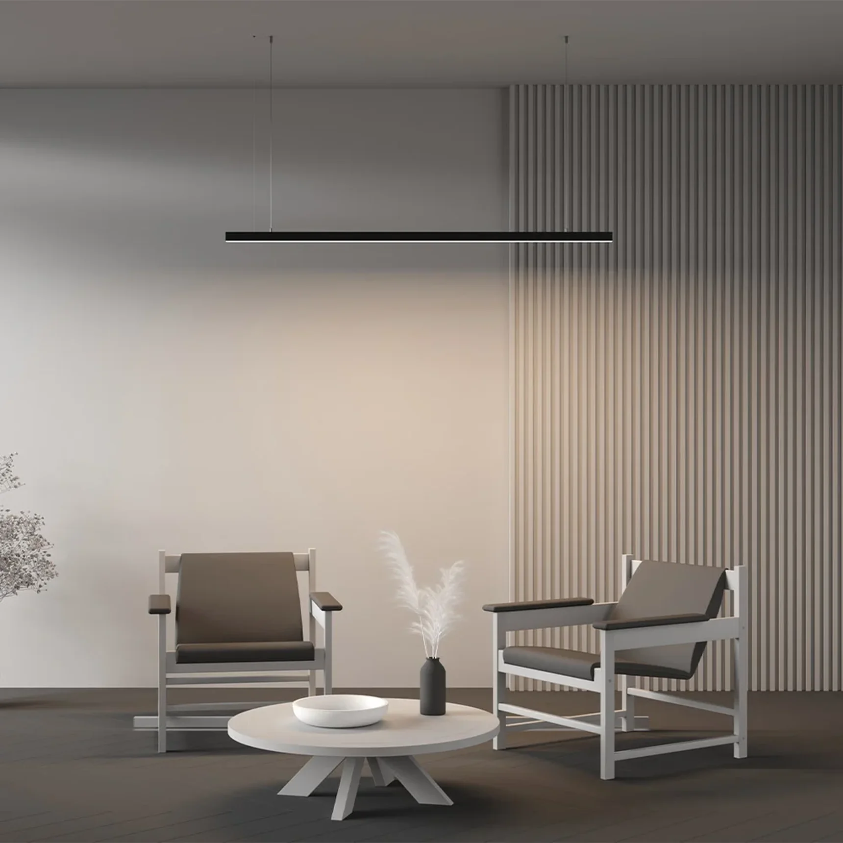 Линейный светильник подвесной 4000K 35x35 36 Вт (Черный, 1,5 м), LL312014