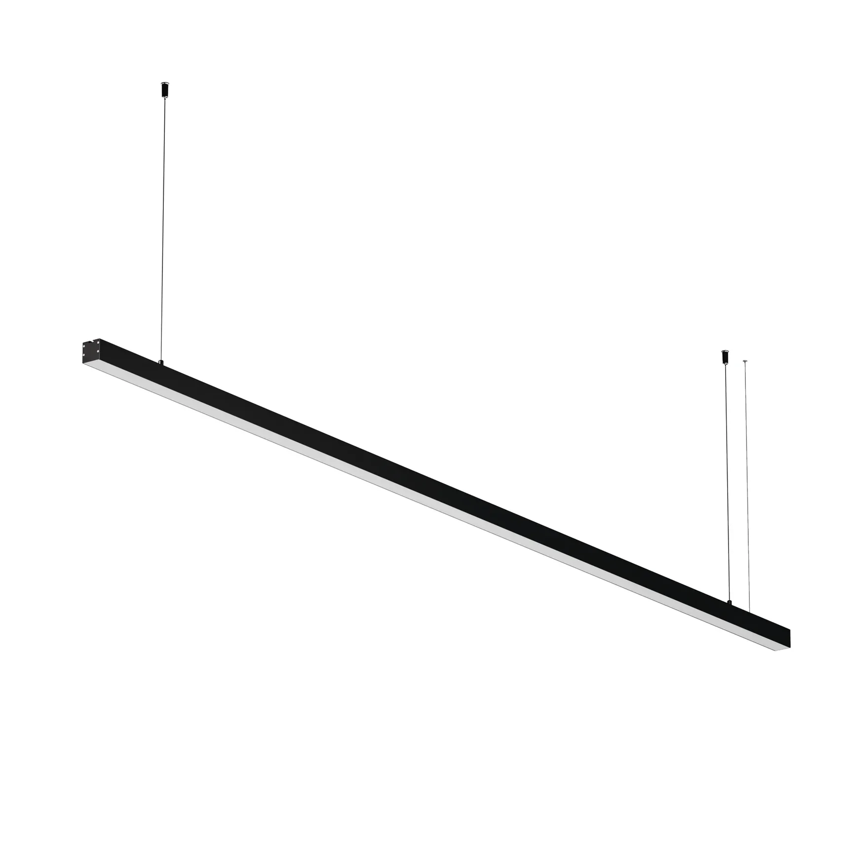 Линейный светильник подвесной 3000K 35x35 48 Вт (Черный, 2 м), LL312015