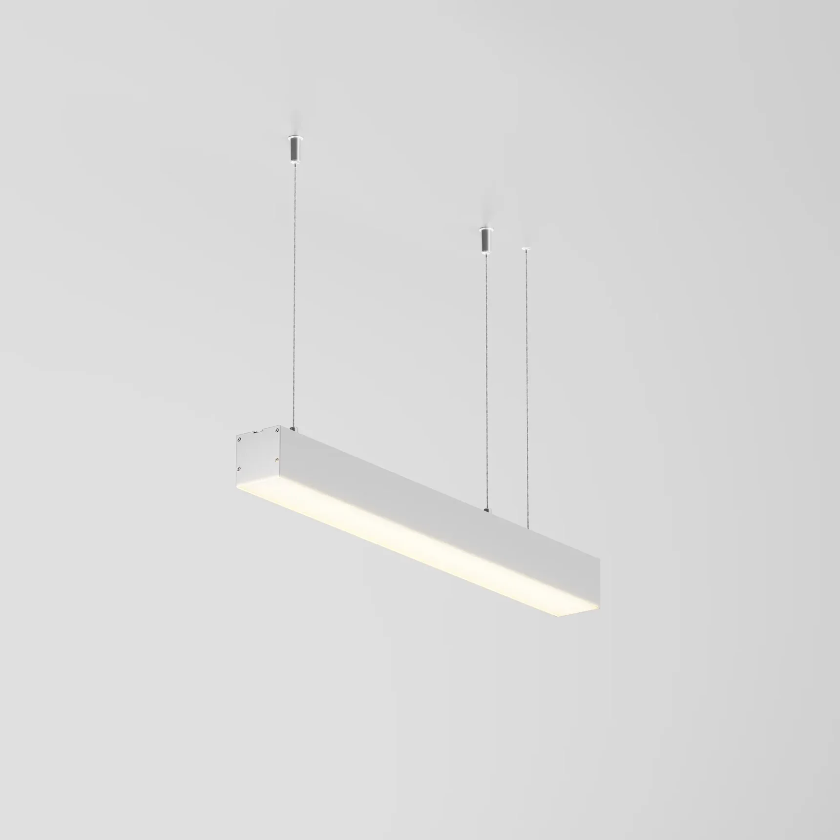 Линейный светильник подвесной 3000K 50x50 12 Вт (Серебро, 500 мм), LL312017