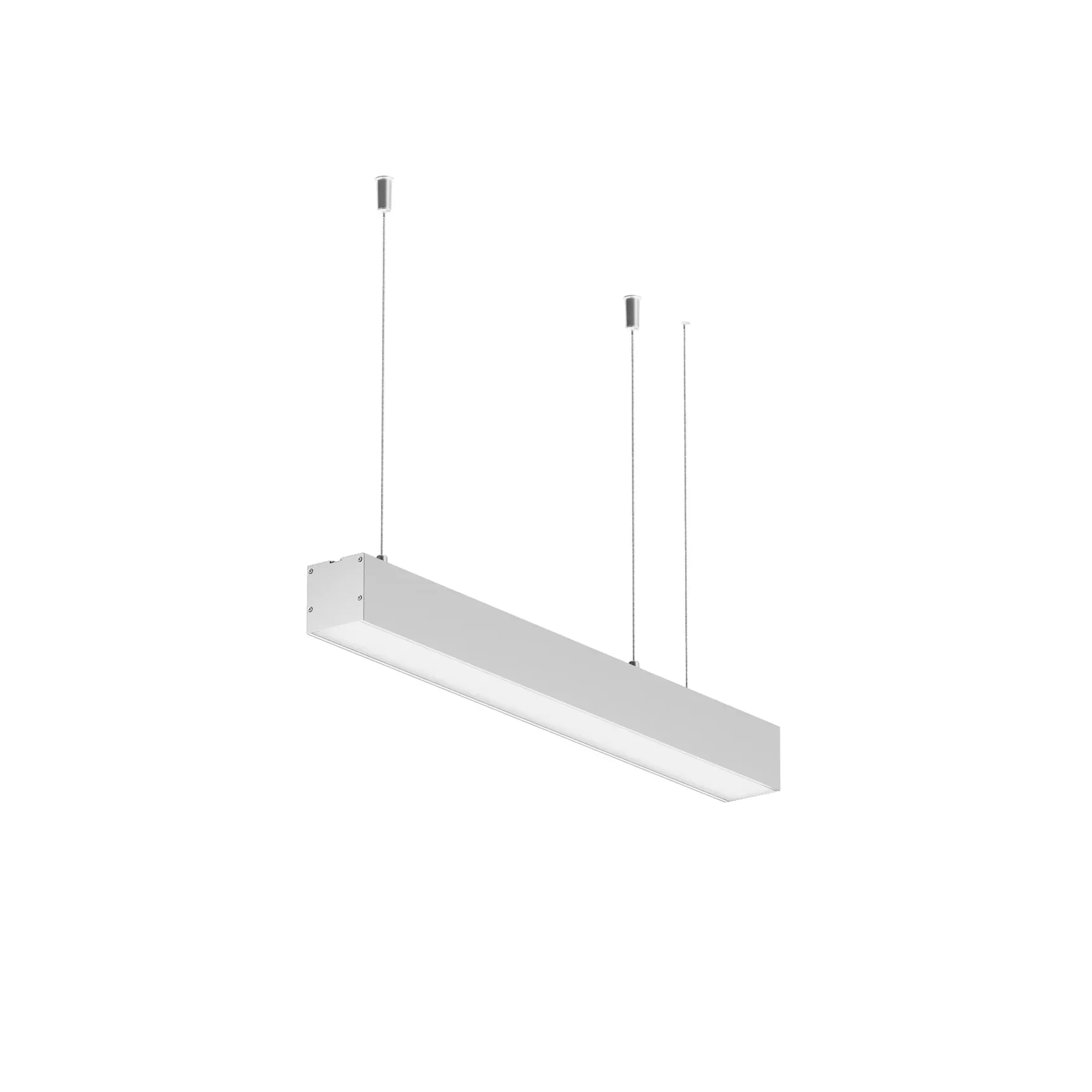 Линейный светильник подвесной 3000K 50x50 12 Вт (Серебро, 500 мм), LL312017
