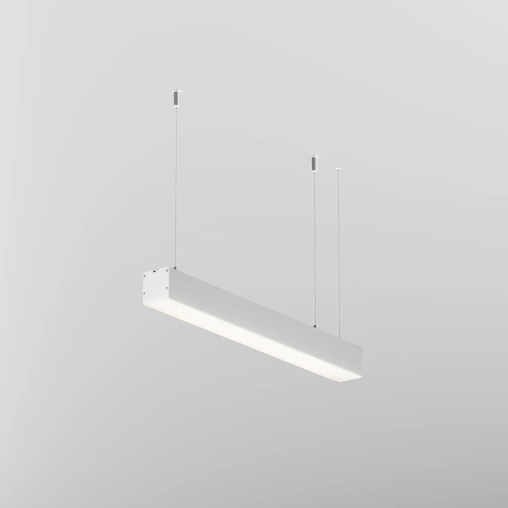 Линейный светильник подвесной 4000K 50x50 12 Вт (Серебро, 500 мм), LL312018