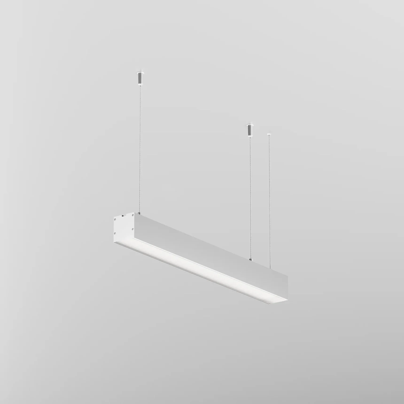 Линейный светильник подвесной 4000K 50x50 12 Вт (Серебро, 500 мм), LL312018