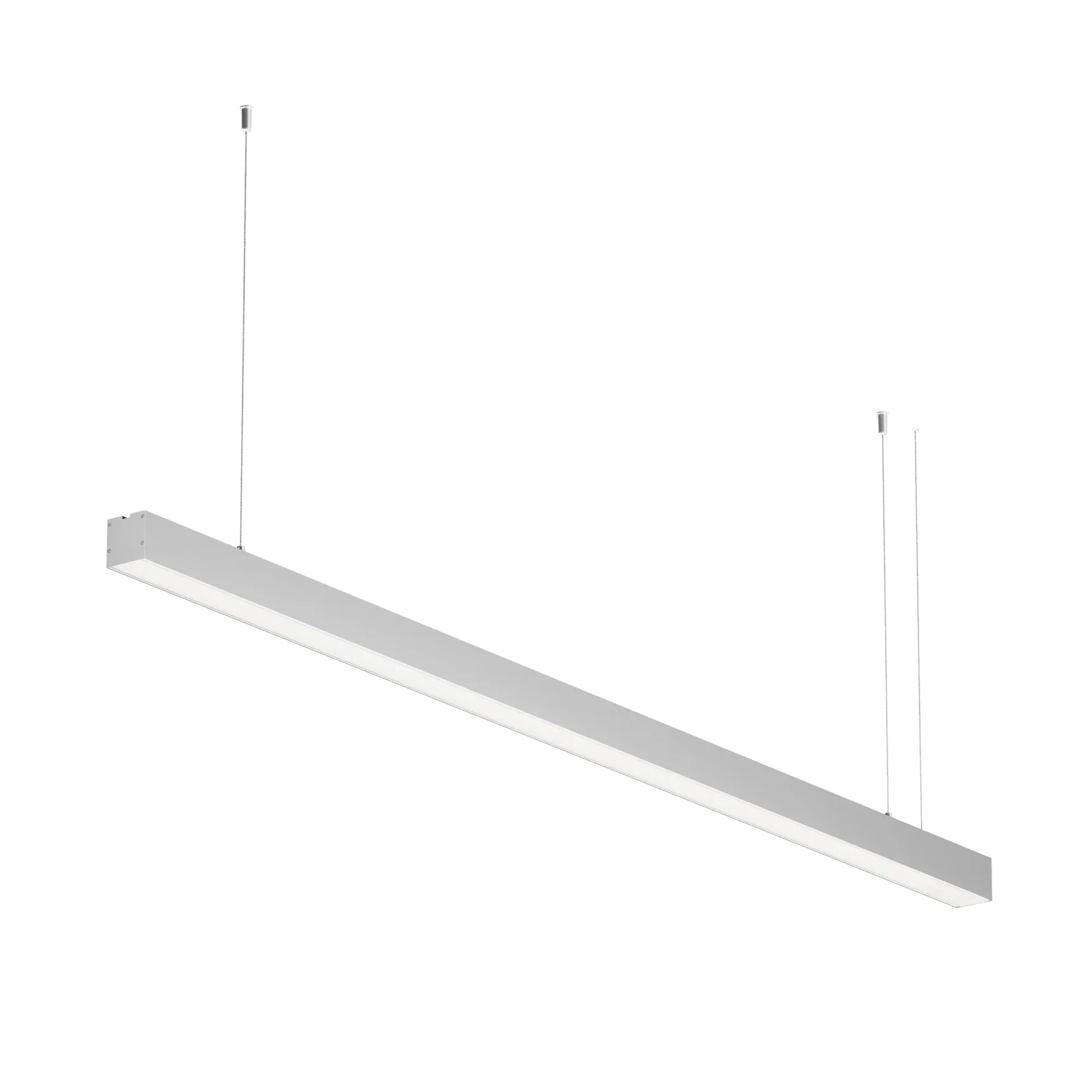 Линейный светильник подвесной 4000K 50x50 36 Вт (Серебро, 1,5 м), LL312022