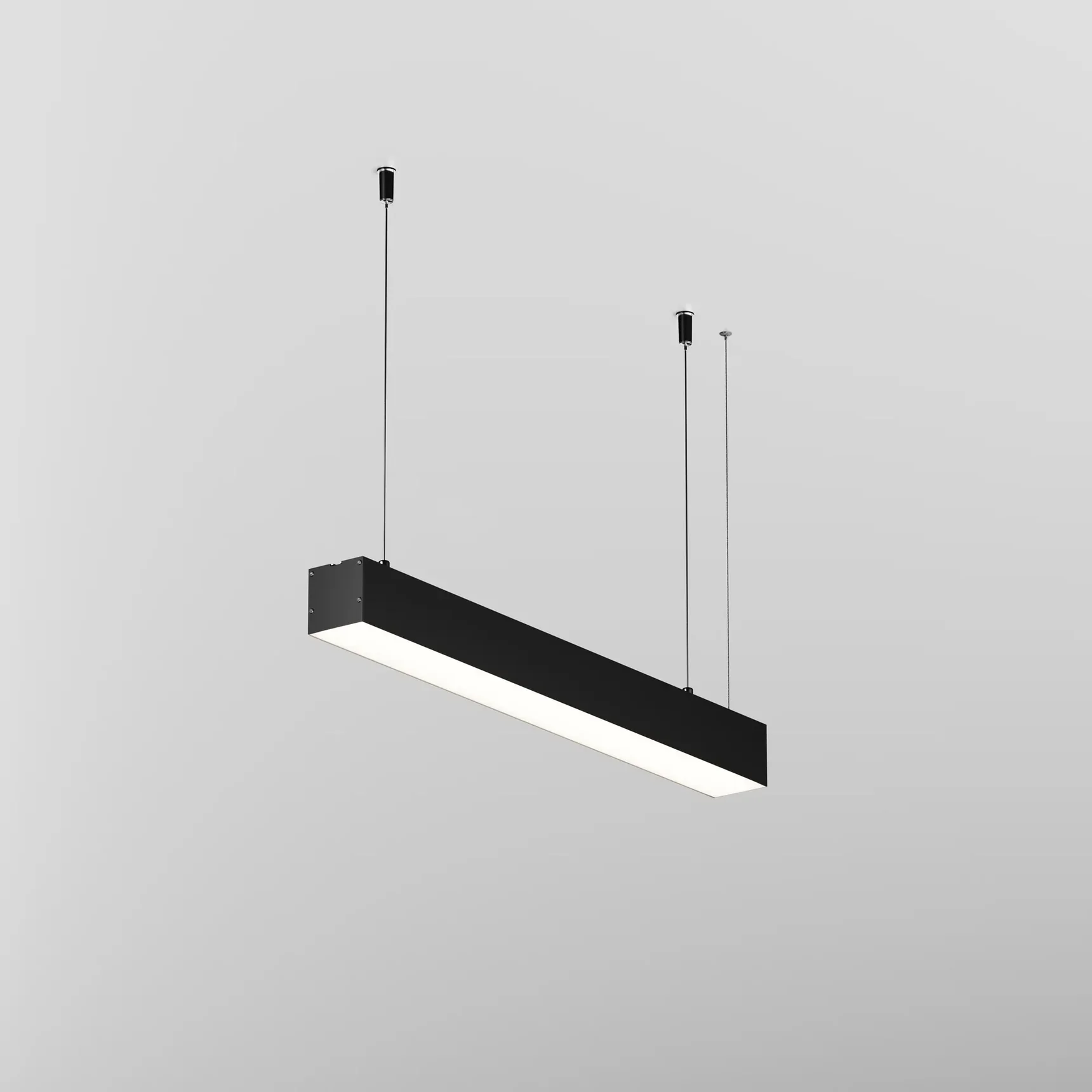 Линейный светильник подвесной 4000K 50x50 12 Вт (Черный, 500 мм), LL312026