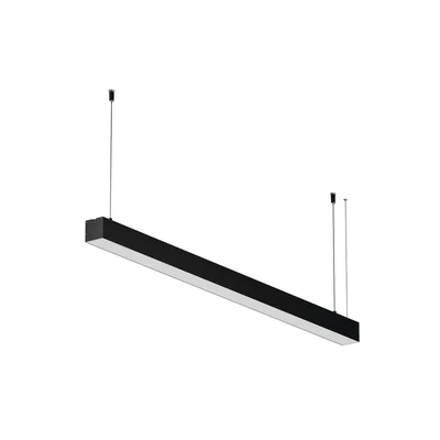 Линейный светильник подвесной 3000K 50x50 24 Вт (Черный, 1 м), LL312027