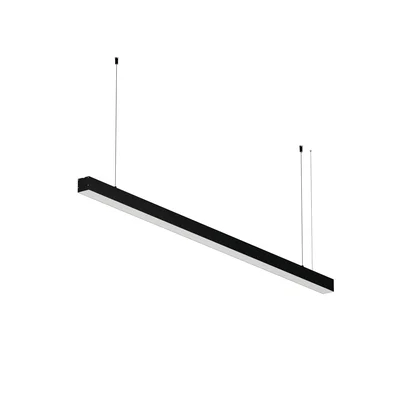 Линейный светильник подвесной 3000K 50x50 36 Вт (Черный, 1,5 м), LL312029