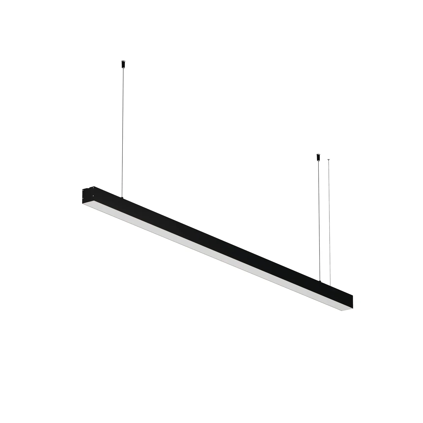 Линейный светильник подвесной 4000K 50x50 36 Вт (Черный, 1,5 м), LL312030