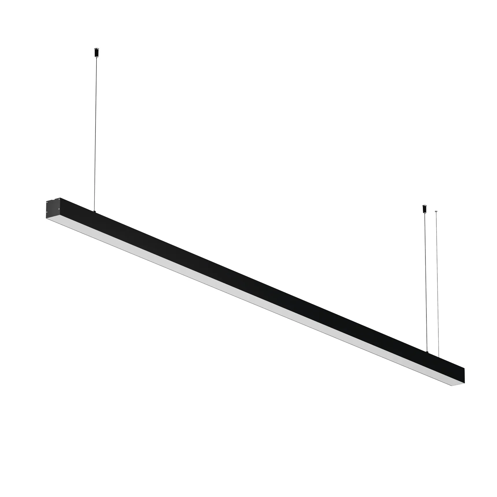 Линейный светильник подвесной 3000K 50x50 48 Вт (Черный, 2 м), LL312031