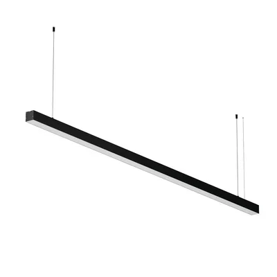 Линейный светильник подвесной 3000K 50x50 48 Вт (Черный, 2 м), LL312031
