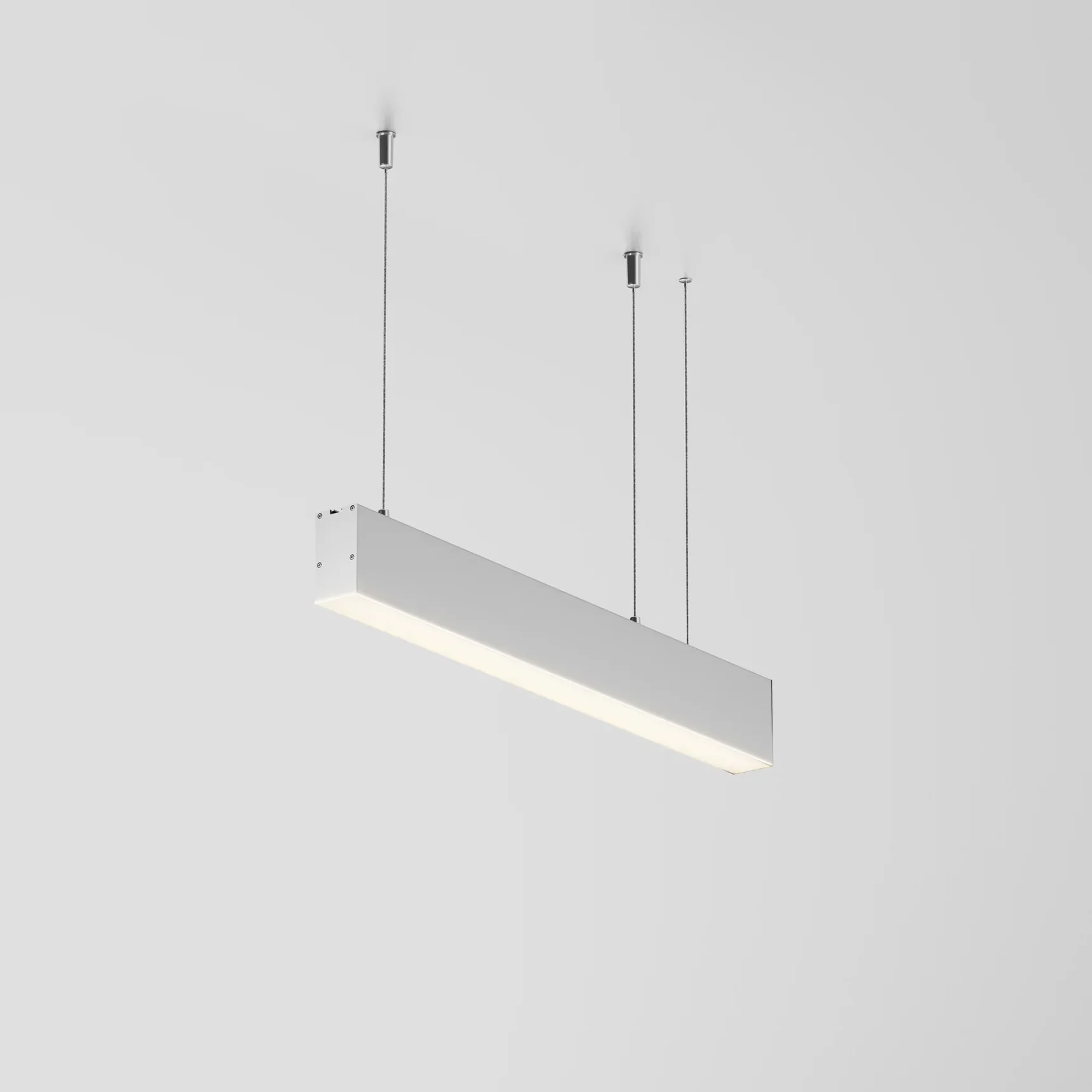 Линейный светильник подвесной 3000K 35x67 12 Вт (Серебро, 500 мм), LL312033