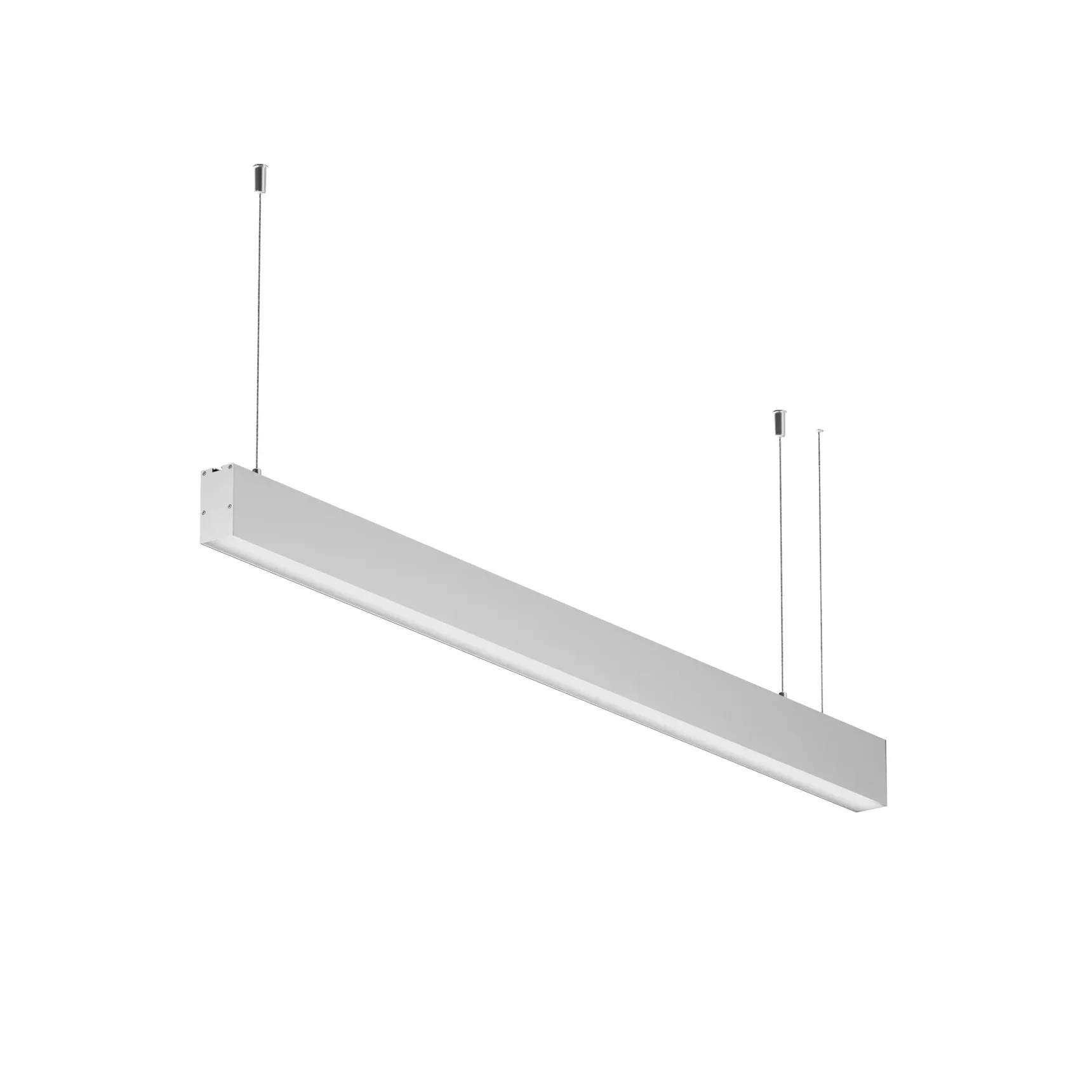 Линейный светильник подвесной 4000K 35x67 24 Вт (Серебро, 1 м), LL312036