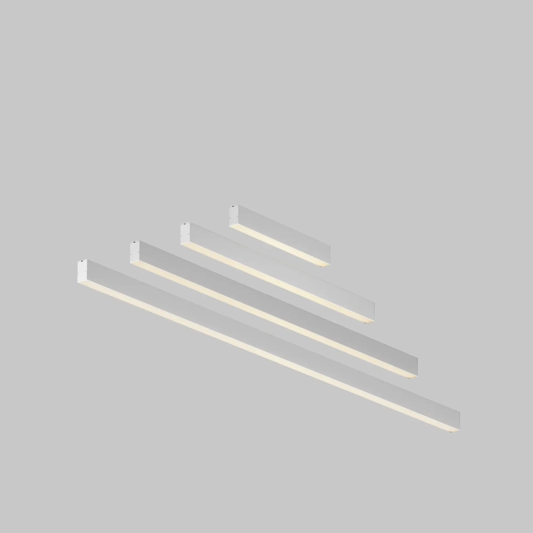 Линейный светильник подвесной 3000K 35x67 48 Вт (Серебро, 2 м), LL312039