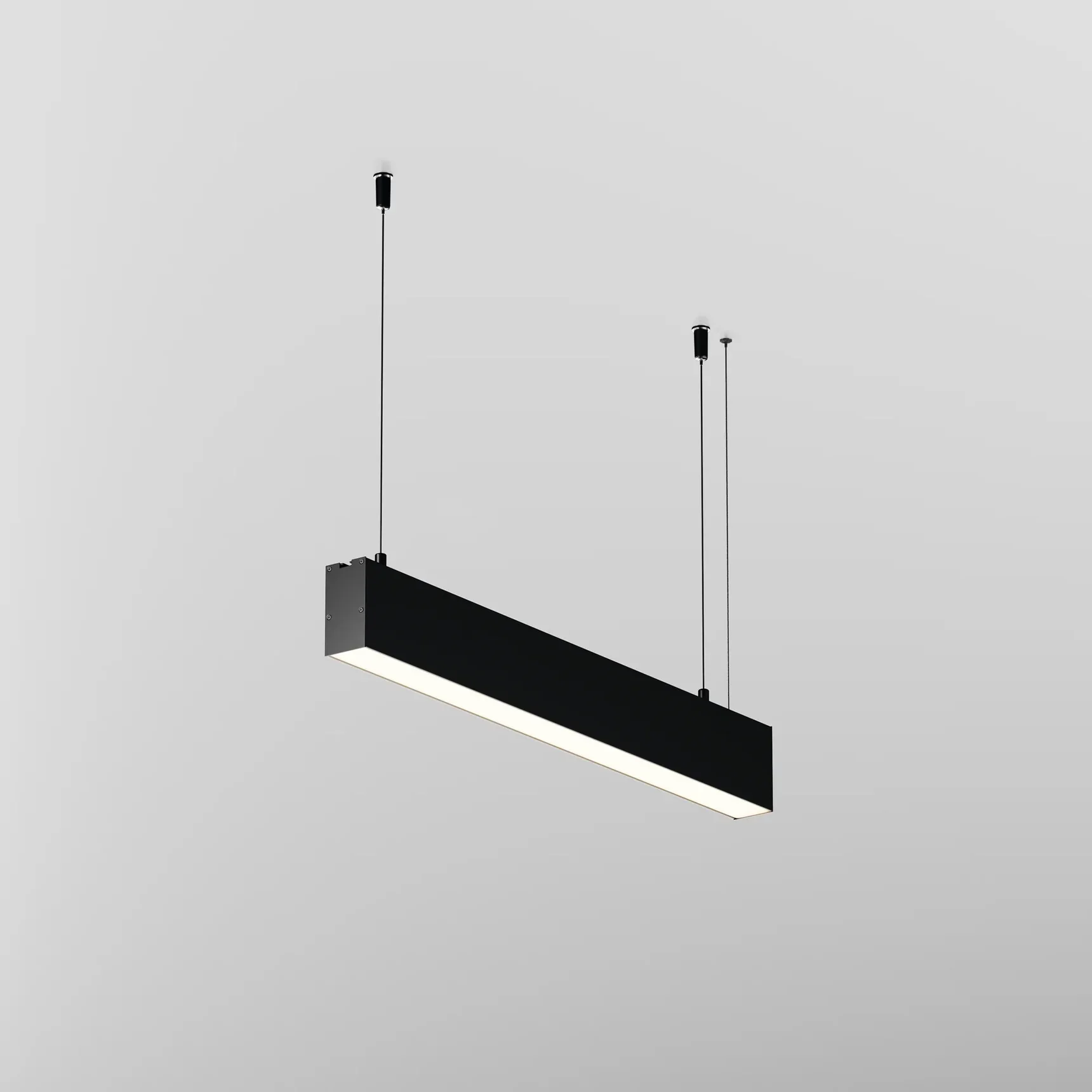 Линейный светильник подвесной 4000K 35x67 12 Вт (Черный, 500 мм), LL312042