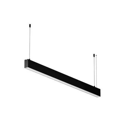 Линейный светильник подвесной 3000K 35x67 24 Вт (Черный, 1 м), LL312043