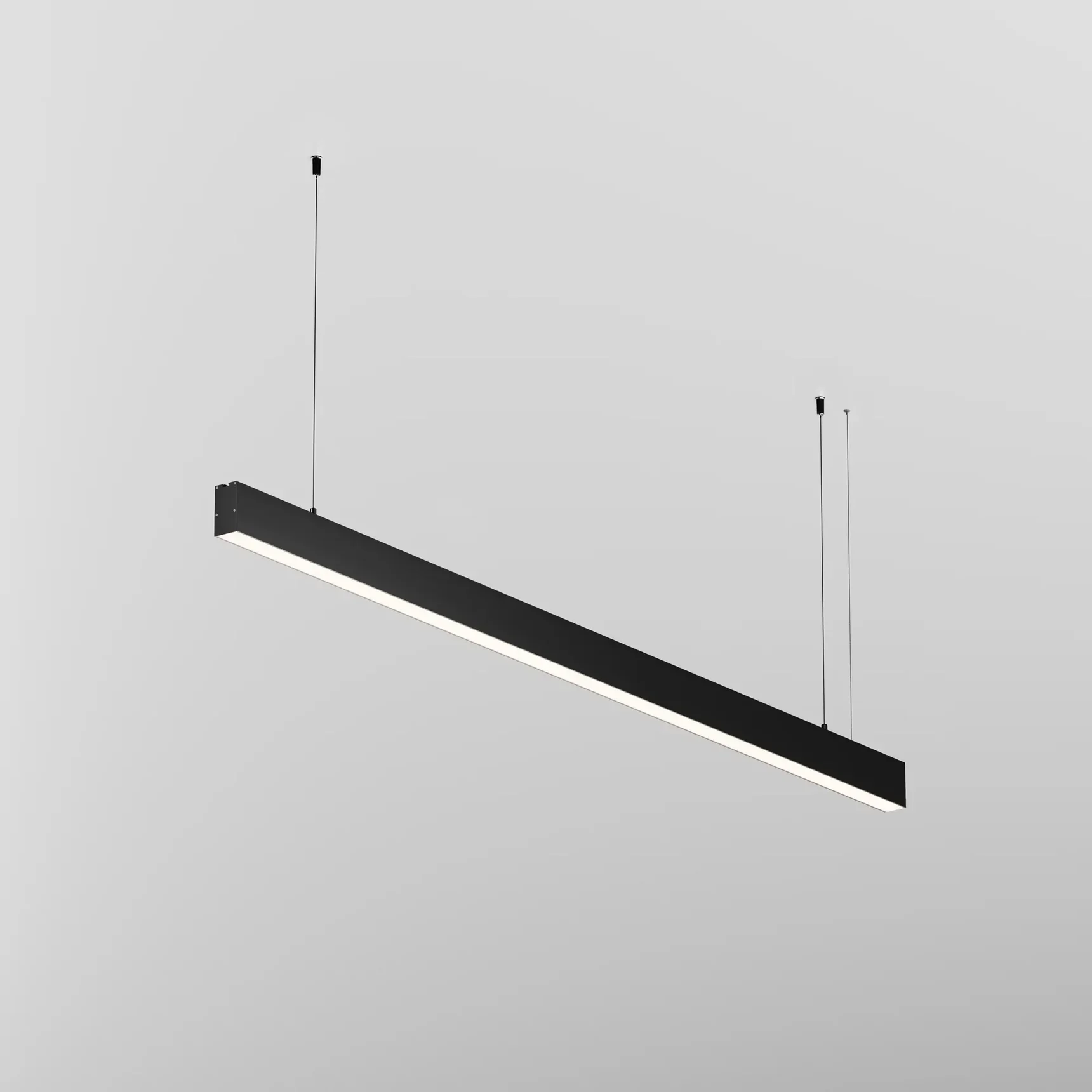 Линейный светильник подвесной 4000K 35x67 36 Вт (Черный, 1,5 м), LL312046