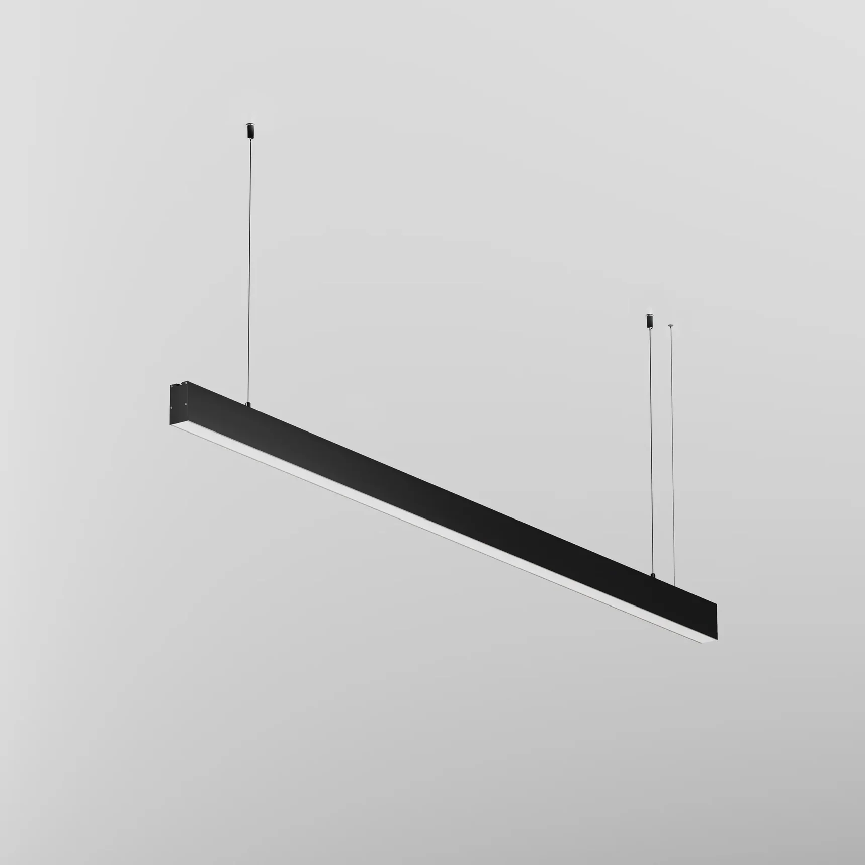 Линейный светильник подвесной 4000K 35x67 36 Вт (Черный, 1,5 м), LL312046