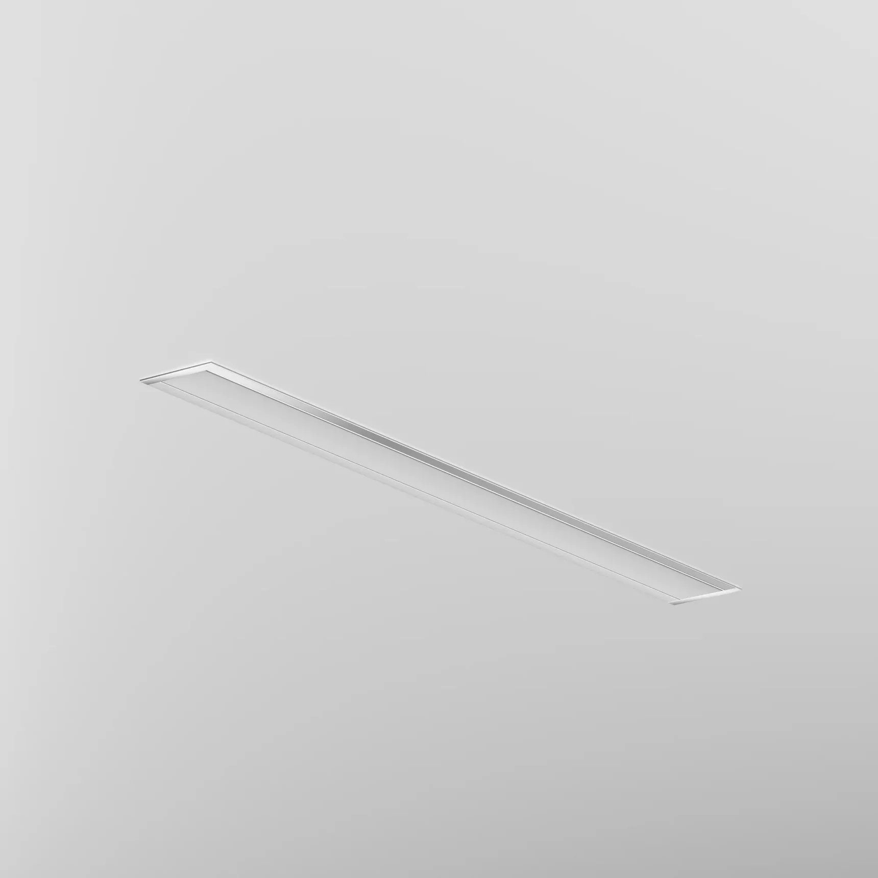 Линейный светильник встраиваемый 3000K 50x35 12 Вт (Серебро, 500 мм), LL313001