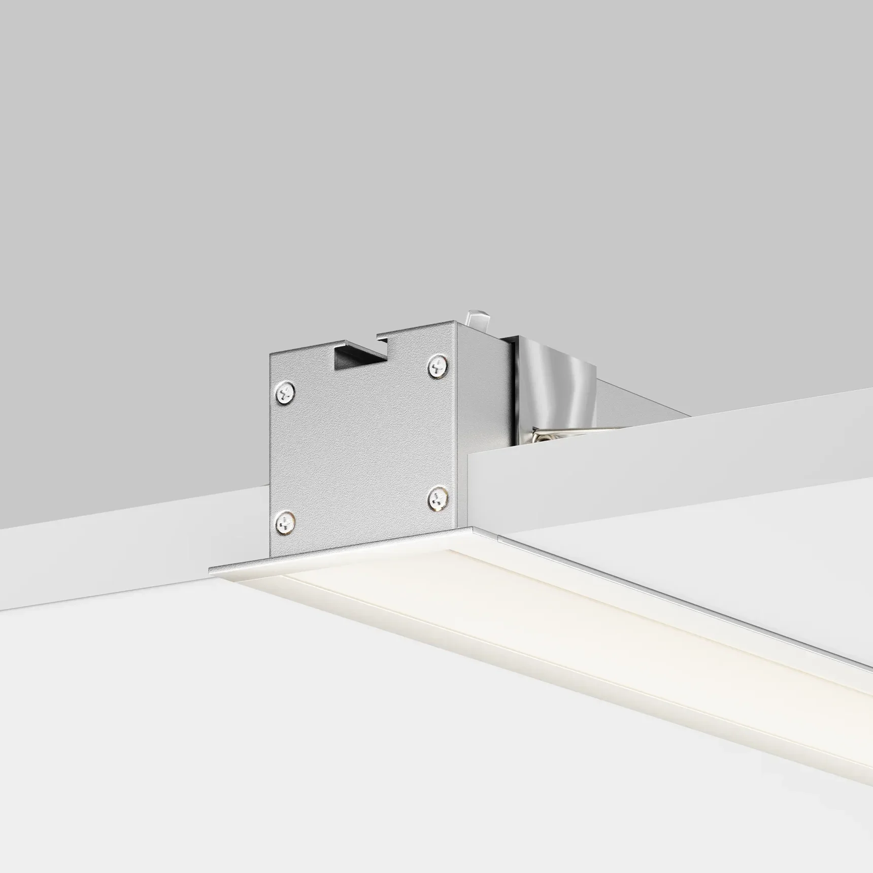 Линейный светильник встраиваемый 4000K 50x35 12 Вт (Серебро, 500 мм), LL313002