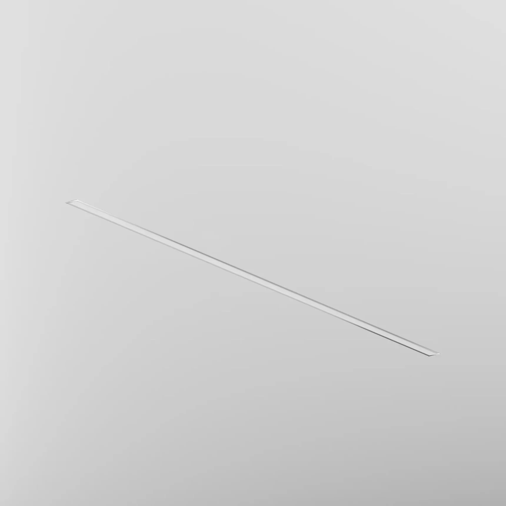 Линейный светильник встраиваемый 3000K 50x35 48 Вт (Серебро, 2 м), LL313007