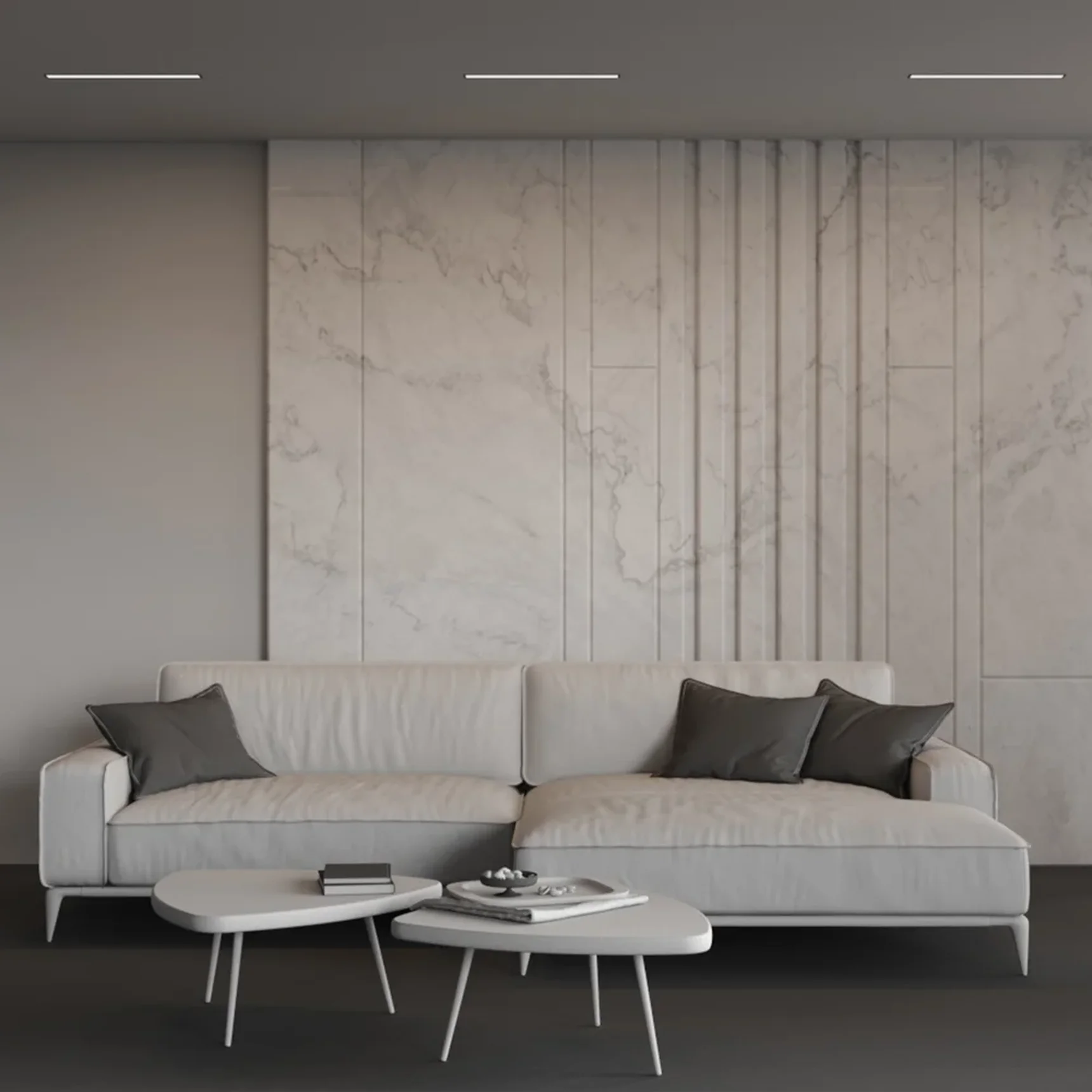 Линейный светильник встраиваемый 4000K 50x35 12 Вт (Черный, 500 мм), LL313010