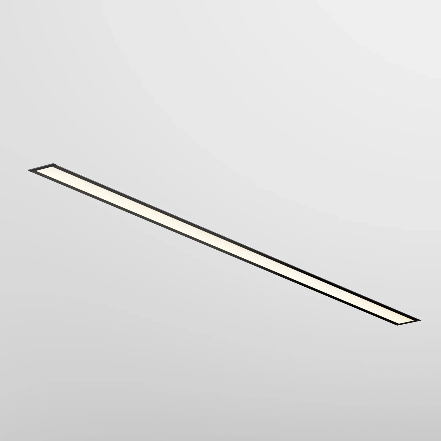 Линейный светильник встраиваемый 3000K 50x35 24 Вт (Черный, 1 м), LL313011