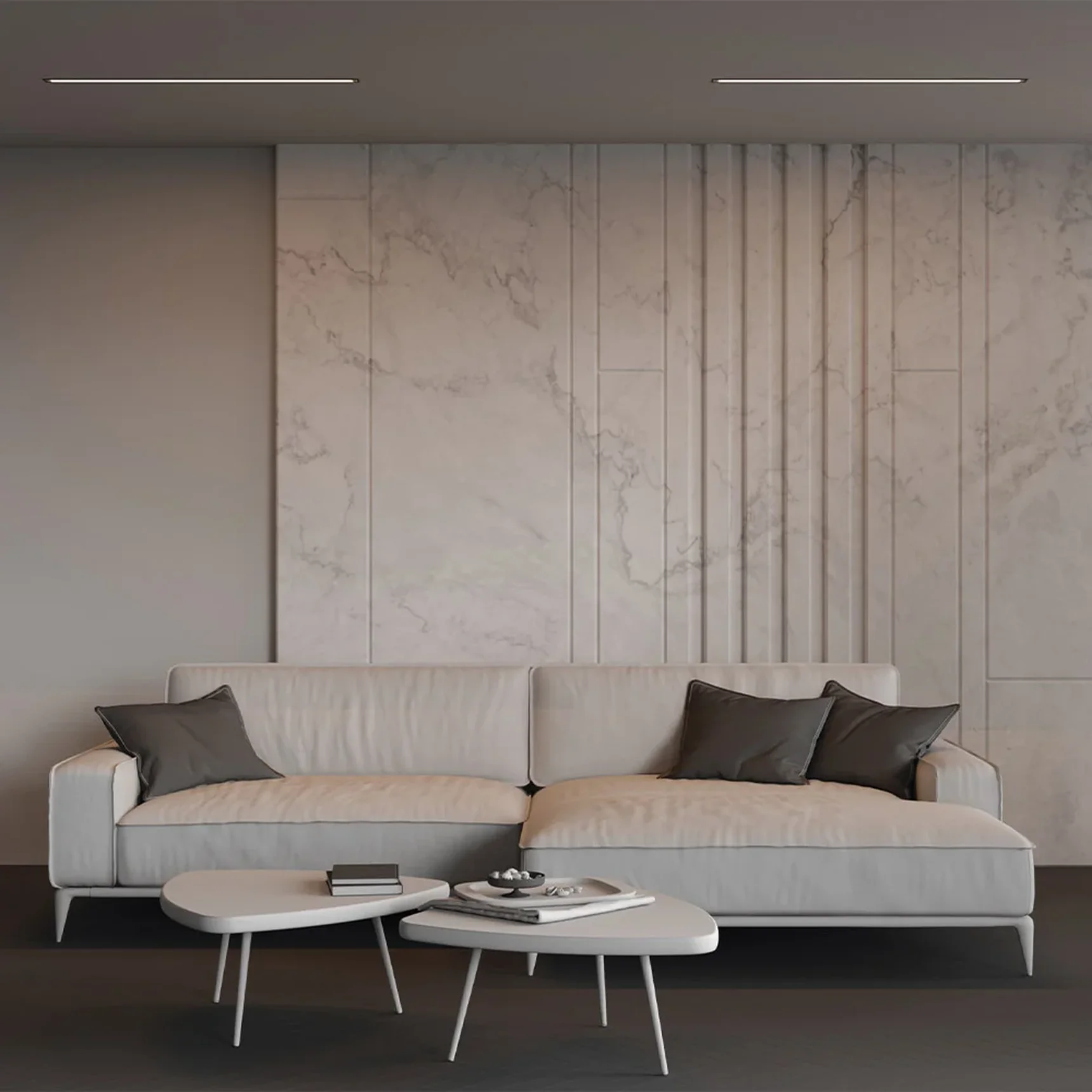 Линейный светильник встраиваемый 3000K 50x35 24 Вт (Черный, 1 м), LL313011