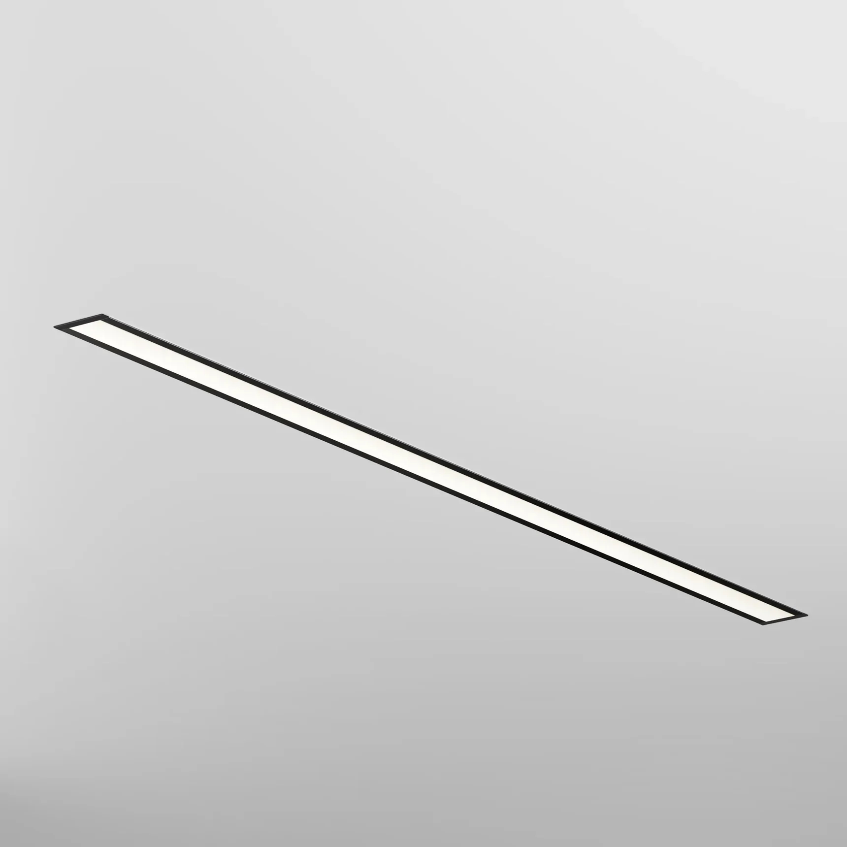 Линейный светильник встраиваемый 4000K 50x35 24 Вт (Черный, 1 м), LL313012