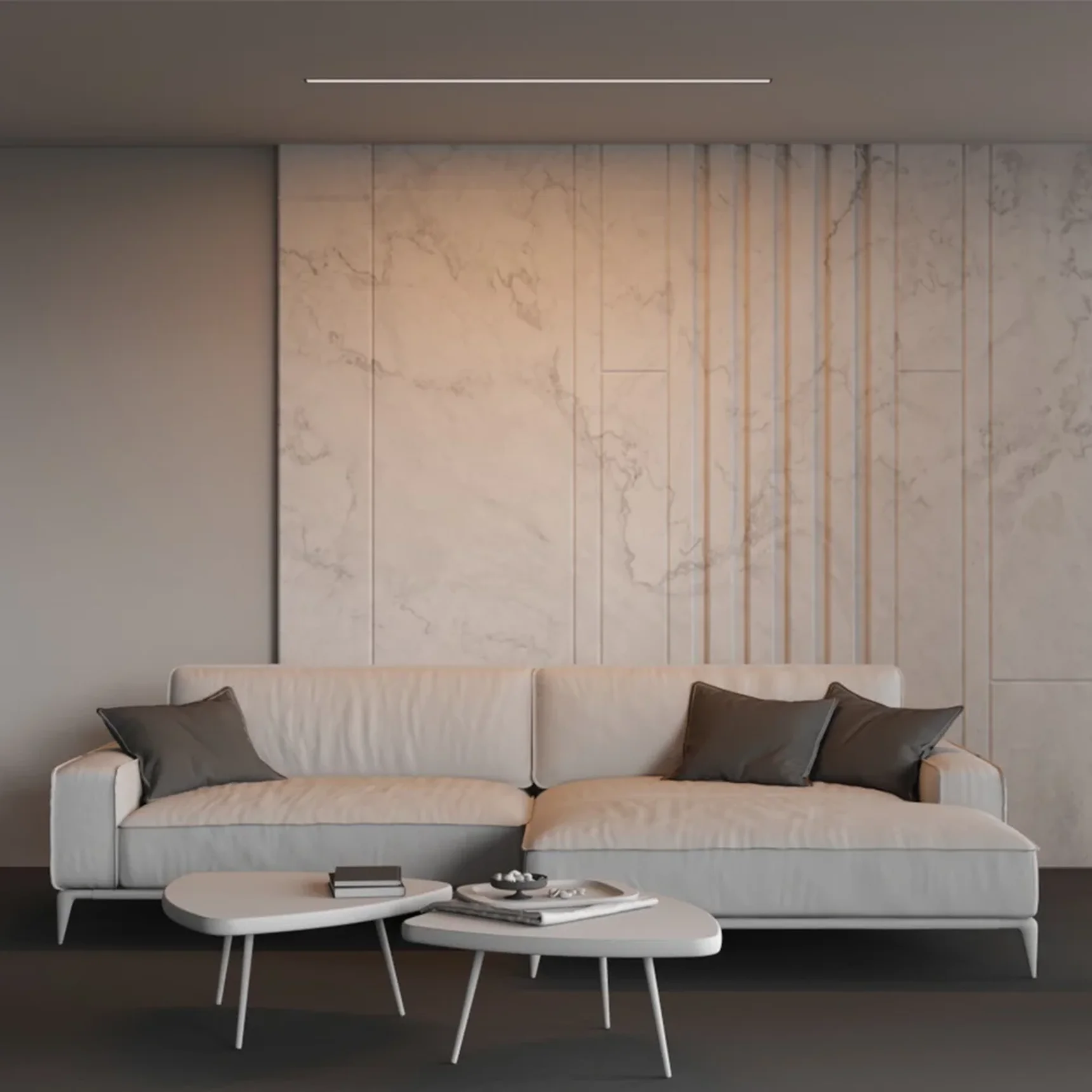 Линейный светильник встраиваемый 3000K 50x35 36 Вт (Черный, 1,5 м), LL313013