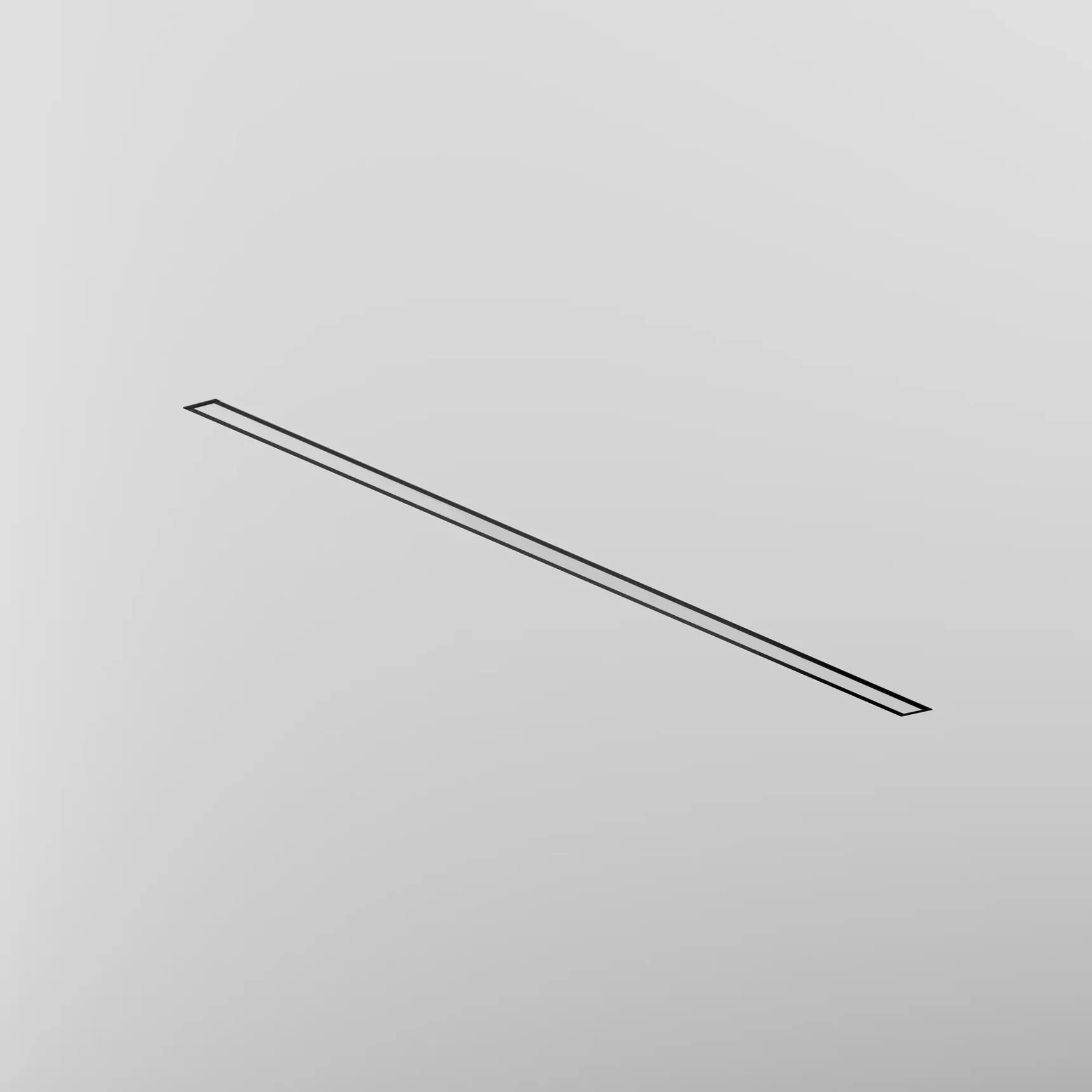 Линейный светильник встраиваемый 3000K 50x35 36 Вт (Черный, 1,5 м), LL313013