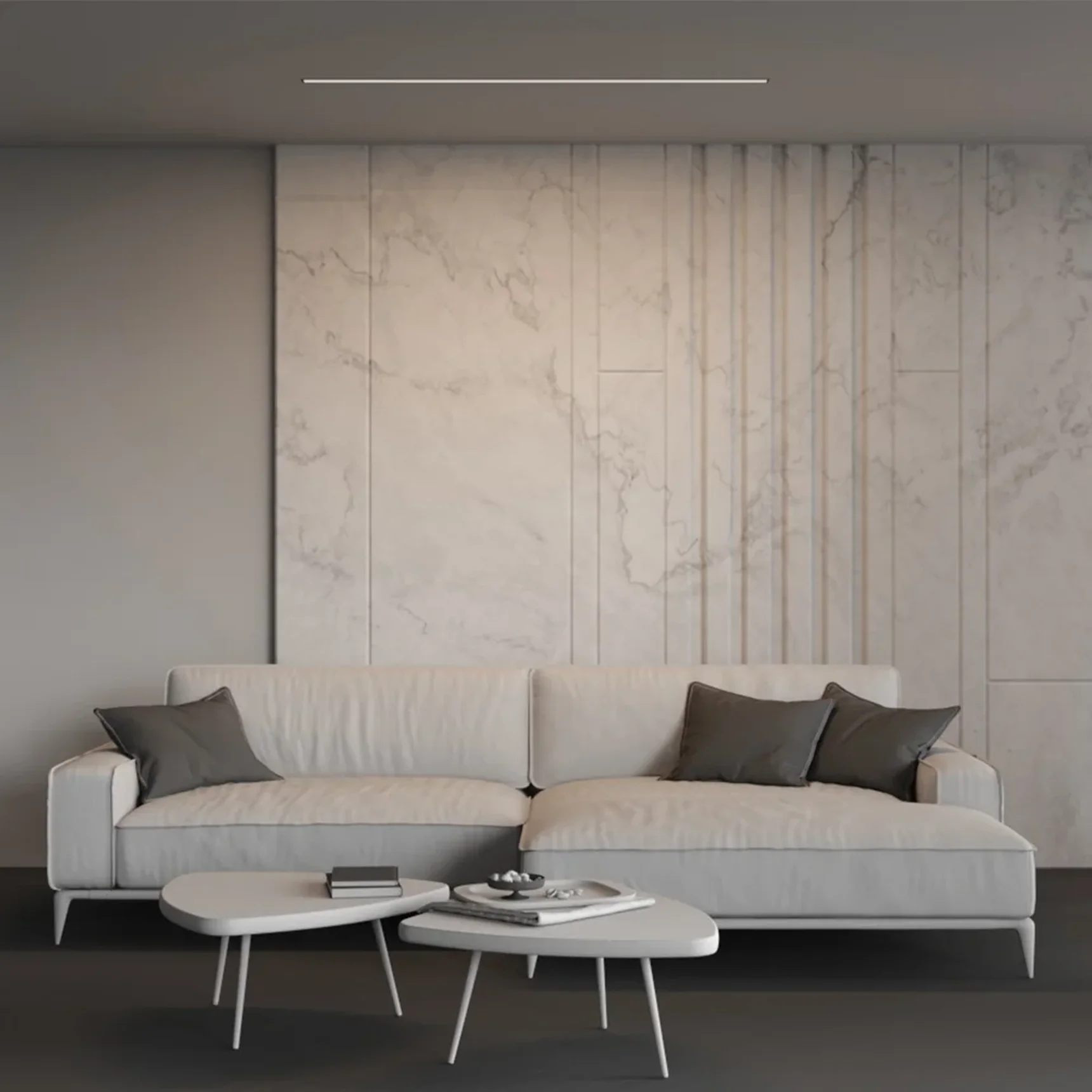 Линейный светильник встраиваемый 4000K 50x35 36 Вт (Черный, 1,5 м), LL313014