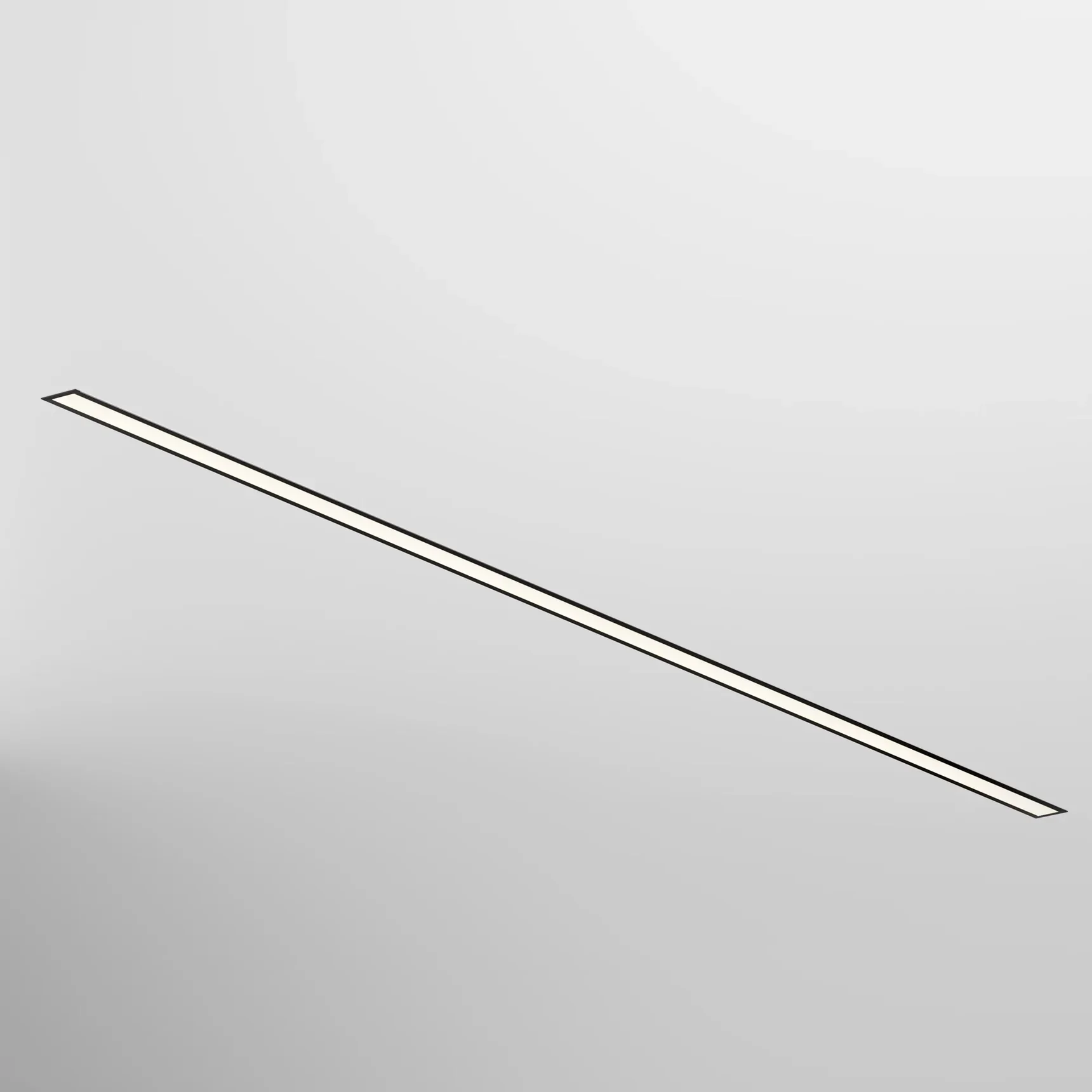 Линейный светильник встраиваемый 3000K 50x35 48 Вт (Черный, 2 м), LL313015