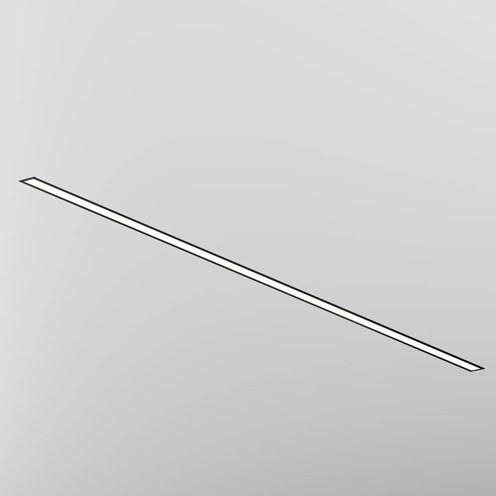 Линейный светильник встраиваемый 4000K 50x35 48 Вт (Черный, 2 м), LL313016