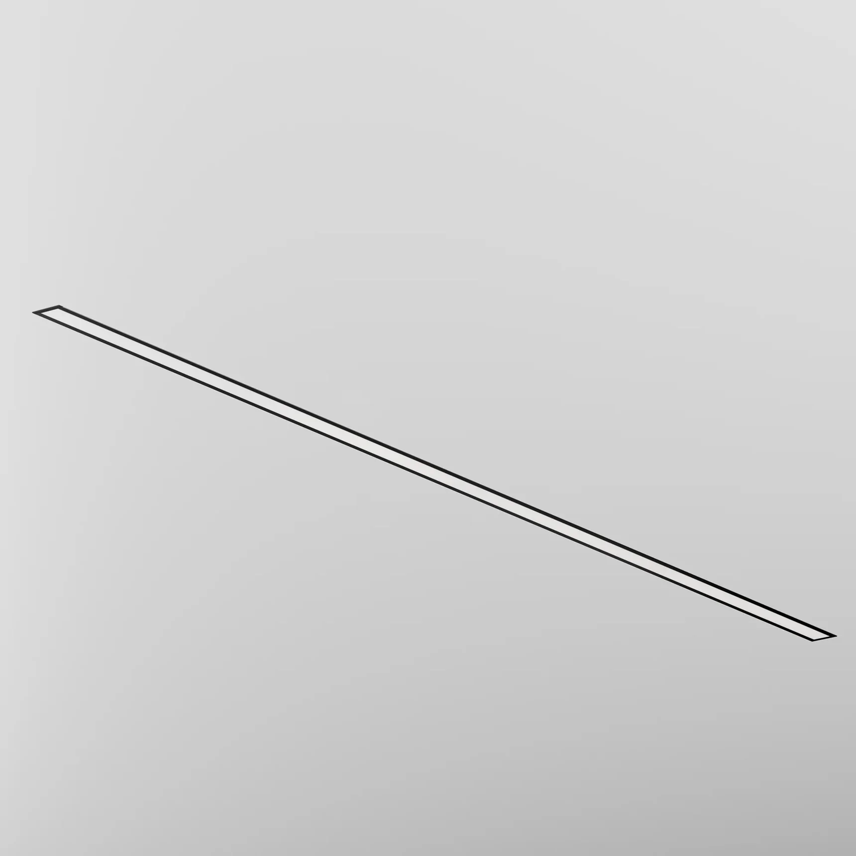 Линейный светильник встраиваемый 4000K 50x35 48 Вт (Черный, 2 м), LL313016