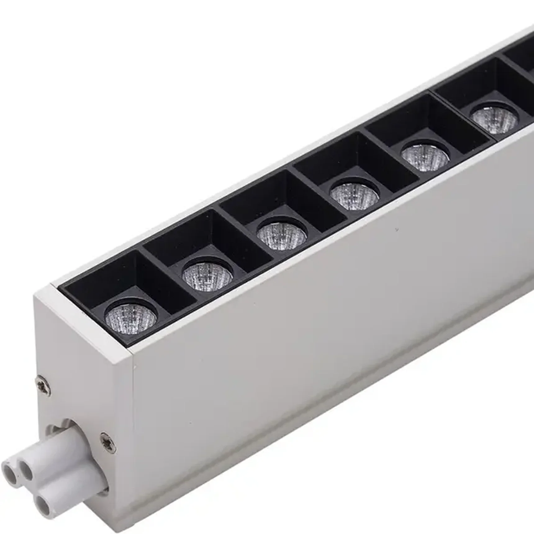 Светильник светодиодный линейный Feron AL4028 IP20 30W 4000K 1197*23*42мм в алюминиевом корпусе, с рефлекторами, 41300