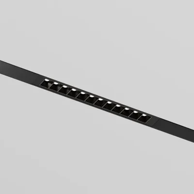 Трековый линейный светильник SIMPLE GRILL DK8101-BK