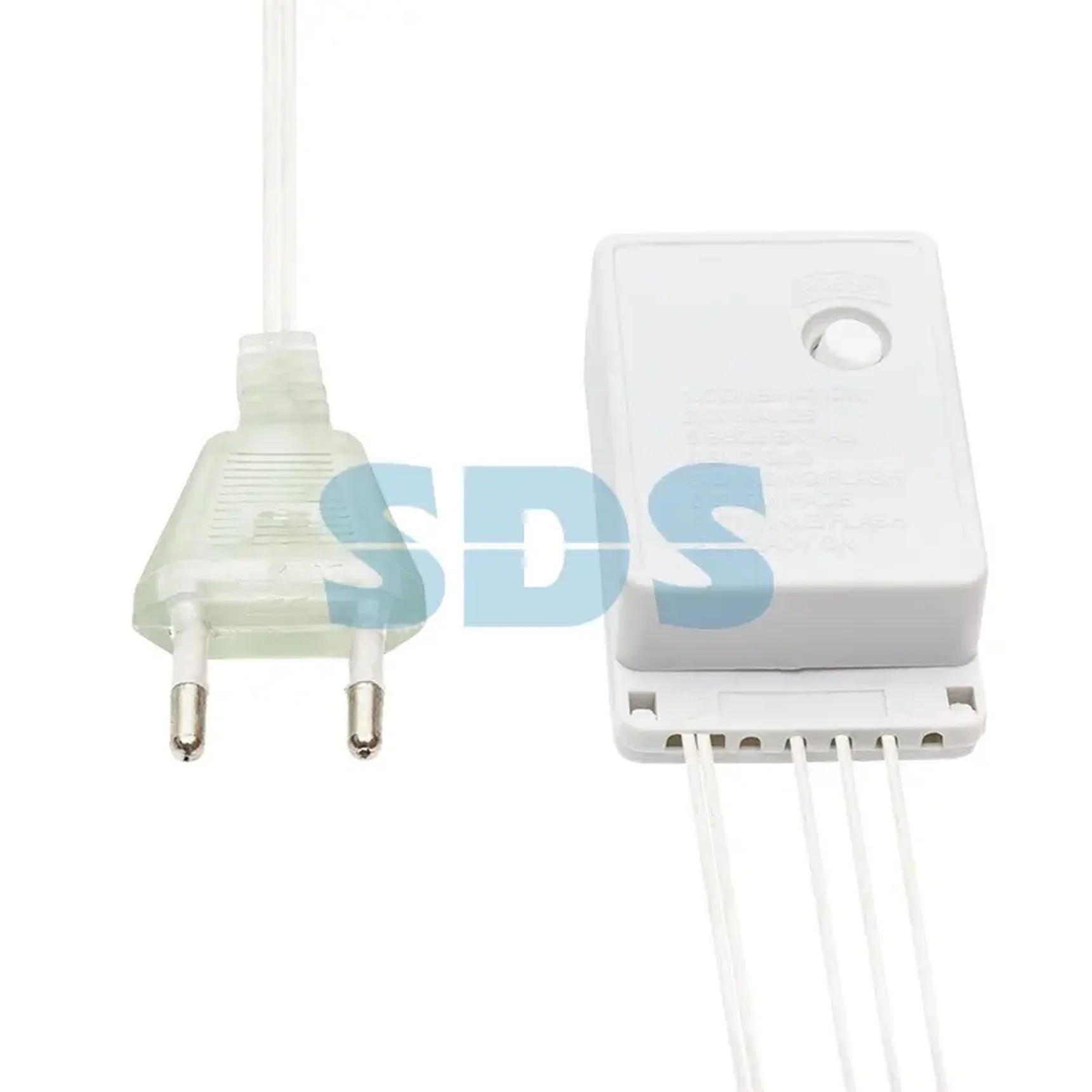 Гирлянда "Мишура LED" 6 м прозрачный ПВХ, 576 диодов, цвет ЗЕЛЁНЫЙ