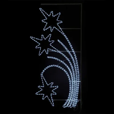 Светодиодная Консоль "Салют" 95 x 170 см, Белая, 220В