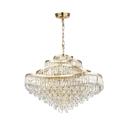 5073/25 HALL ODL24 623 золото/прозрачный/металл/хрусталь Люстра E14 25*40W WAYTA