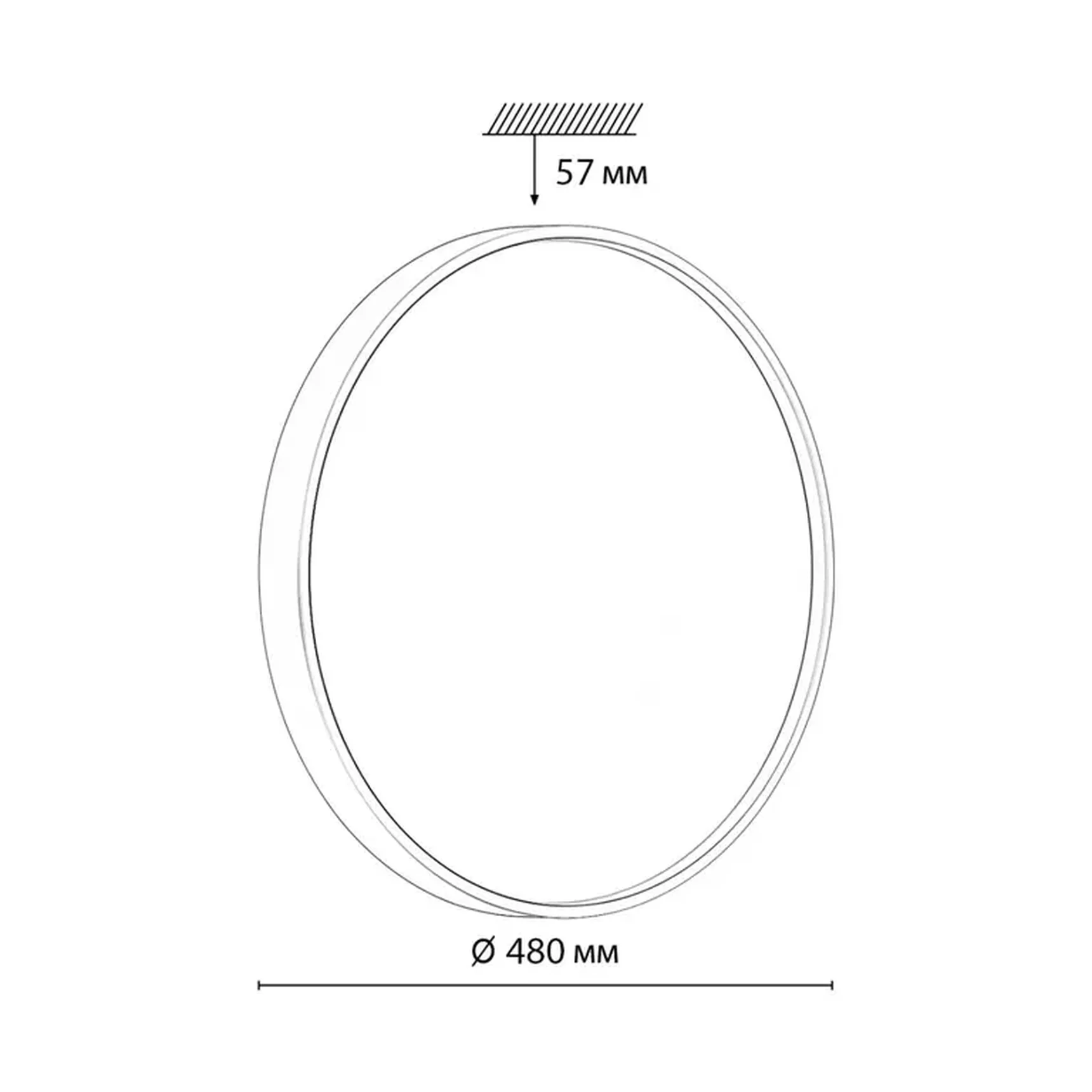 7745/EL COLOR SN Светильник светодиодный потолочный пластик/белый/синий LED 70Вт 3000-6000К D480 IP43 пульт ДУ MAVIC