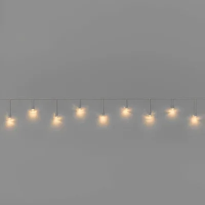 Гирлянда Стрит-Лофт INOXHUB 5м, 20 ламп, 220В, IP65, белая резина 2.3мм, ТЁПЛЫЙ БЕЛЫЙ