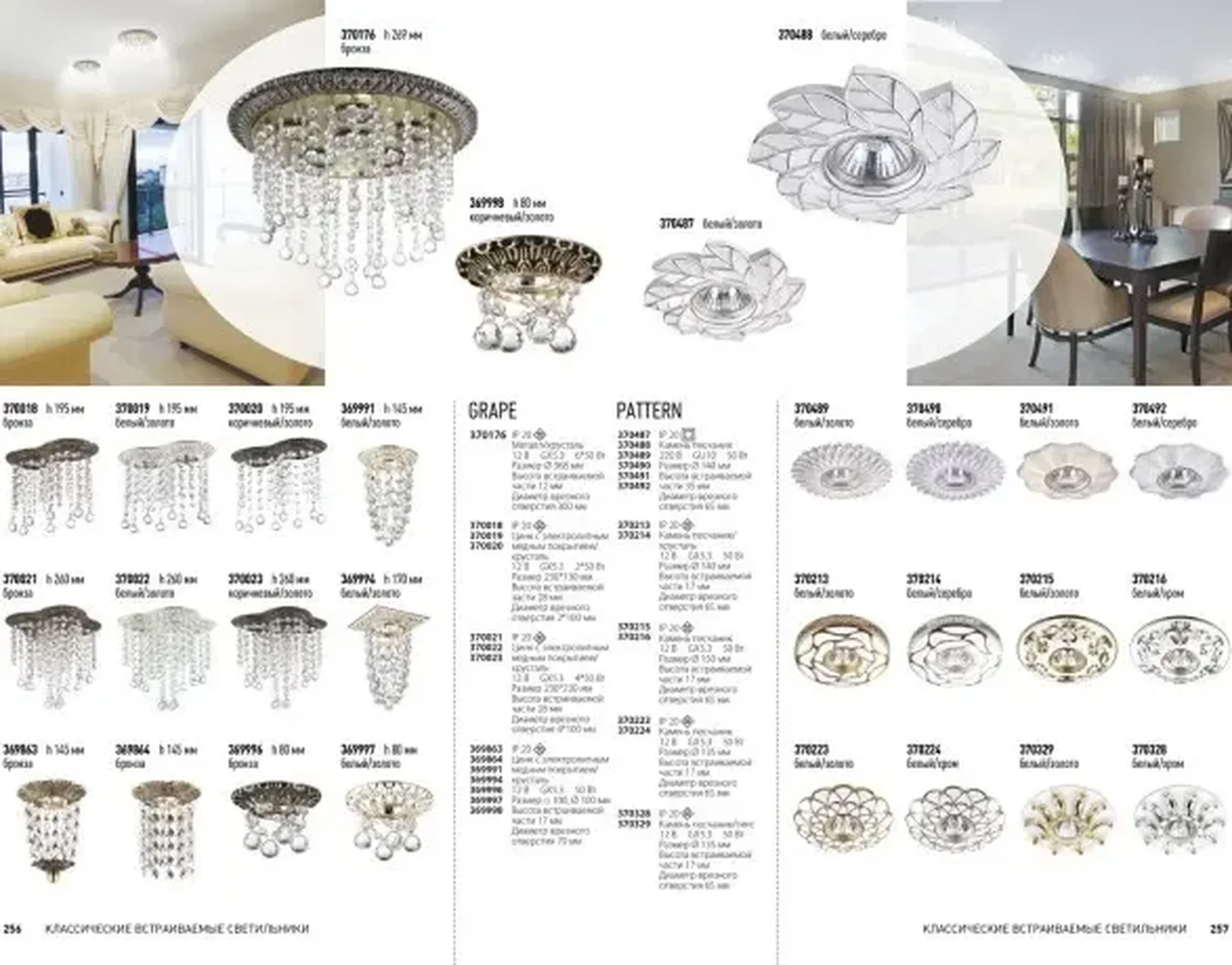 Встраиваемый светильник Novotech Pattern 370492