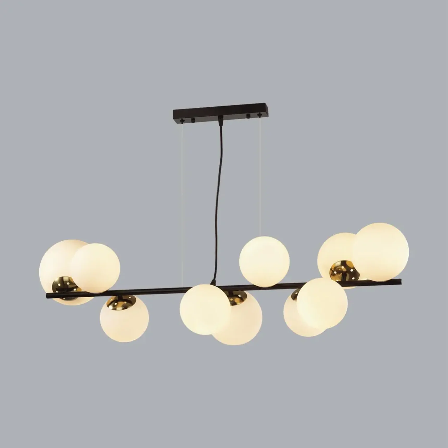 6508/10 MODERNI LN23 121 чёрный, белый, бронза Люстра E14 10*40W 220V MELONA