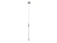 NEWPORT 15500 15501/S chrome, Подвесной светильник, Chrome Clear glasses D5*H69/300 cm LED 1*4W 3000K 400 lm