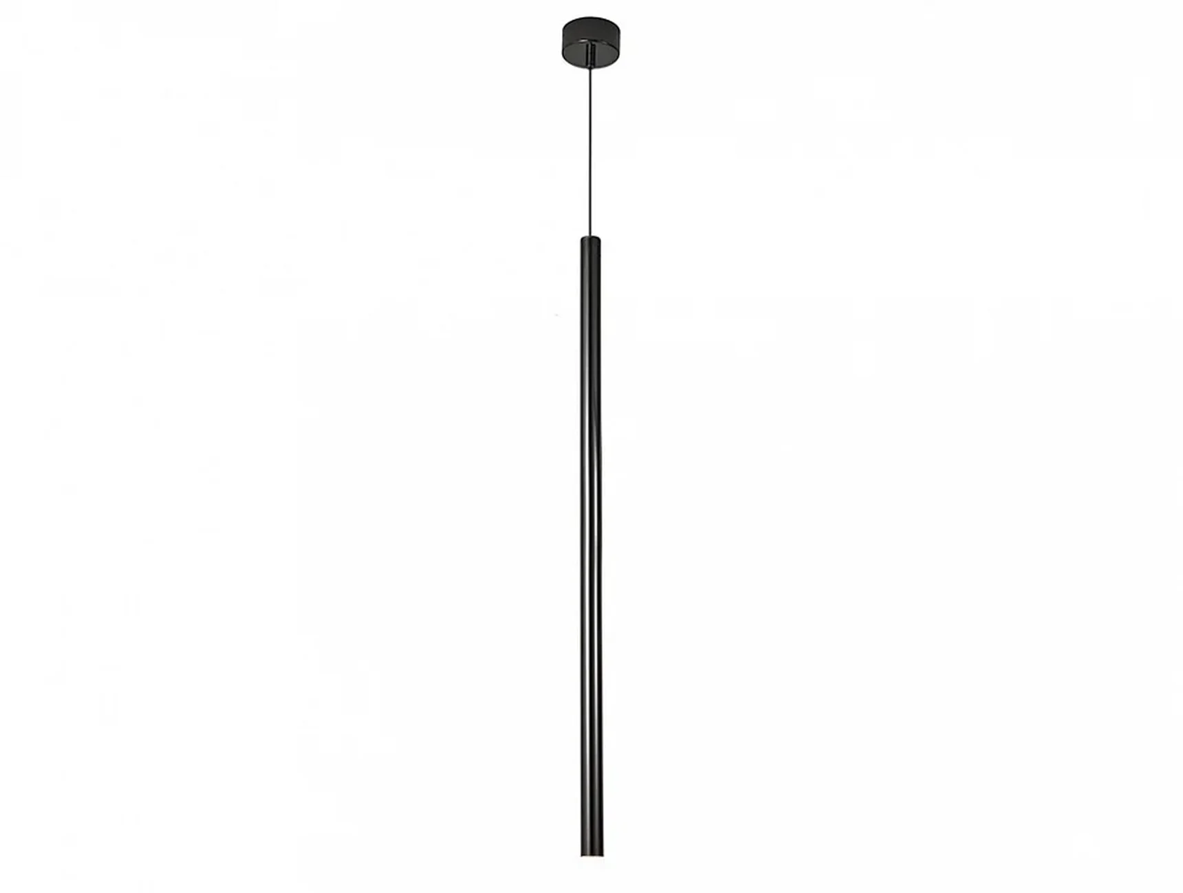 NEWPORT 15000 15105N/S black glossy, Подвесной светильник, Black glossy D2,5*H70/250 cm LED 5W 350Lm 4000K