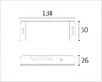 M04-513 серия ITA-24V-100W 140x50x25mm блок питания