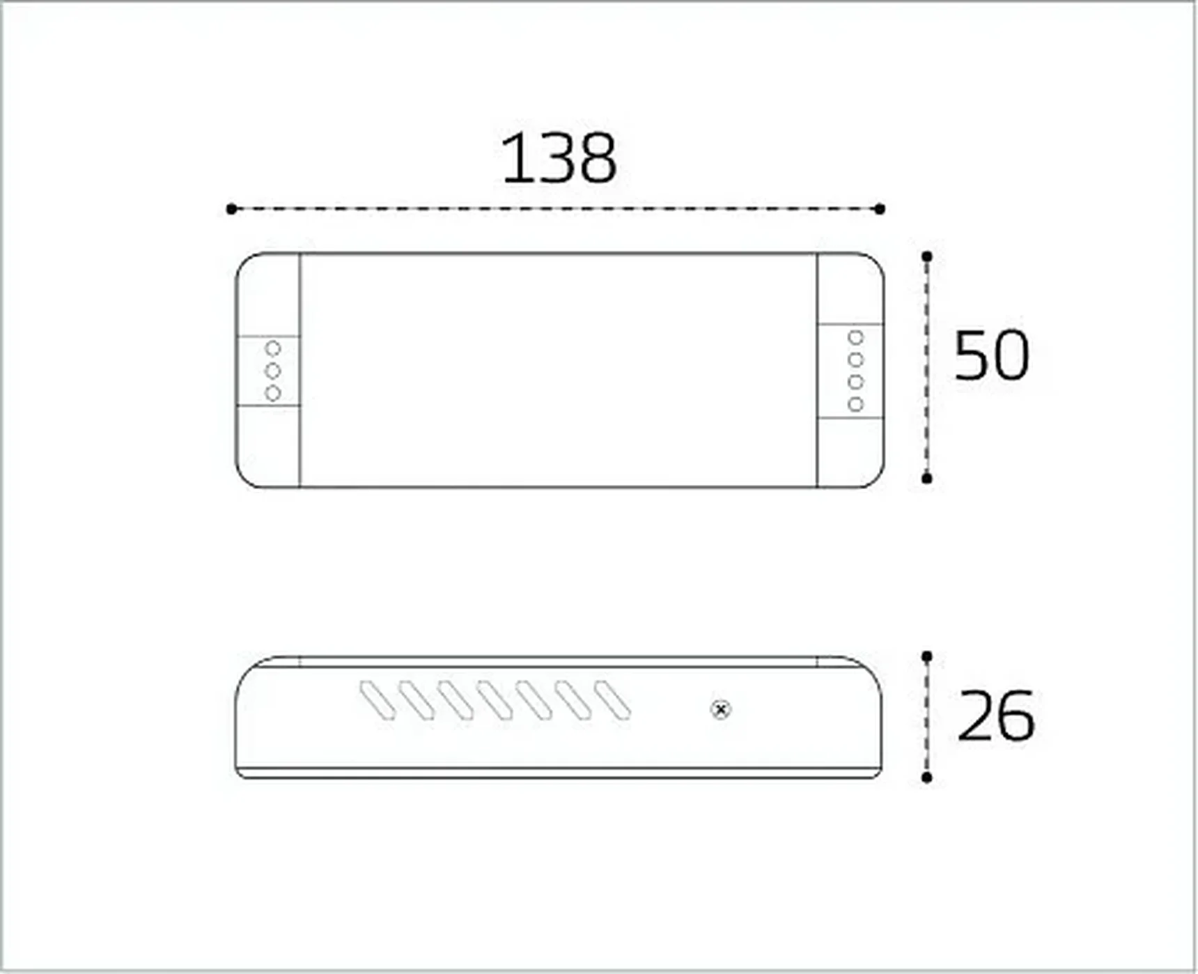 M04-513 серия ITA-24V-100W 140x50x25mm блок питания