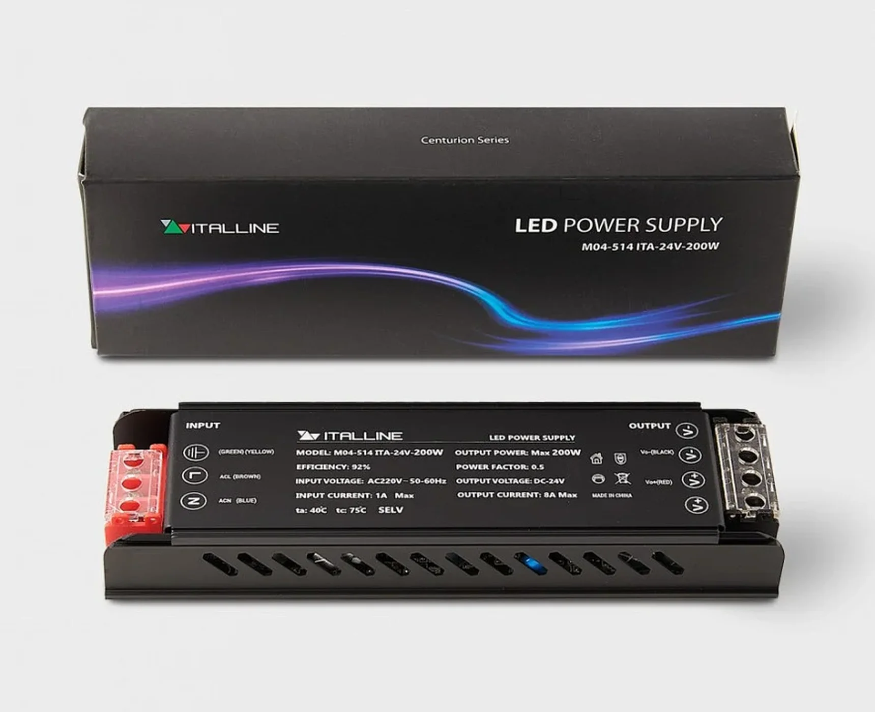 M04-514 серия ITA-24V-200W 170x50x25mm блок питания